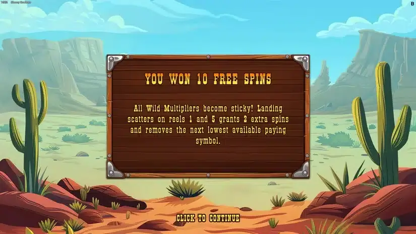 Clumsy Cowboys slot screenshot 3