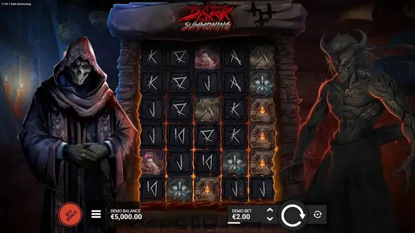 Dark Summoning slot screenshot