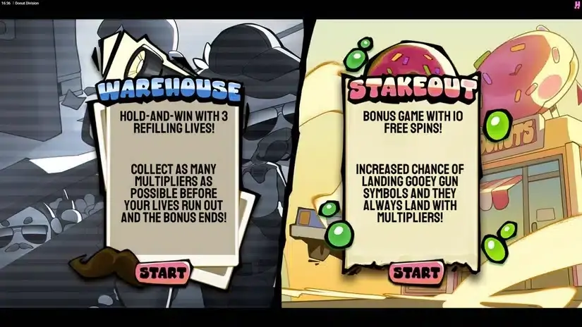 Donut Division slot screenshot 4