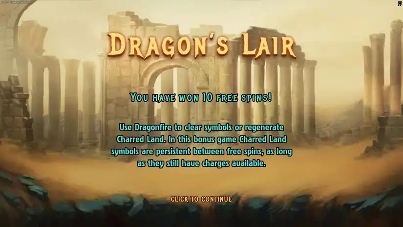 Dragon’s Domain slot screenshot 3