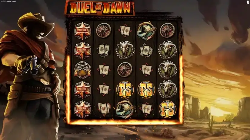 Duel At Dawn slot screenshot 