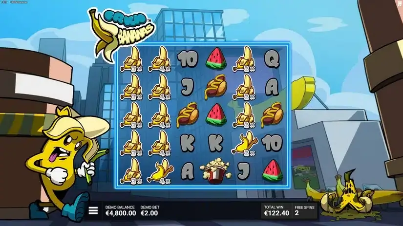 FRKN Bananas slot screenshot 