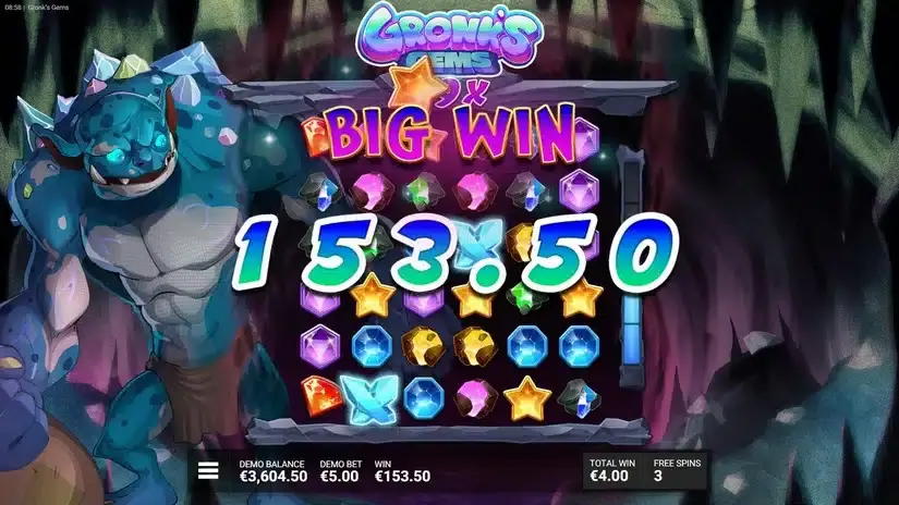 Gronk’s Gems slot screenshot 10
