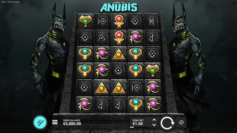 Hand of Anubis slot screenshot 