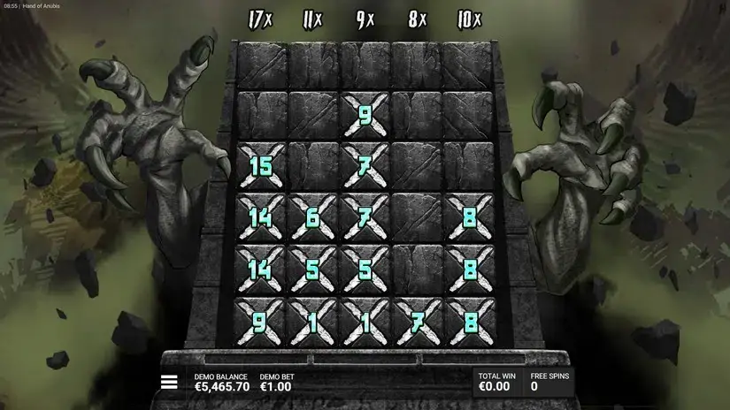 Hand of Anubis slot screenshot 11