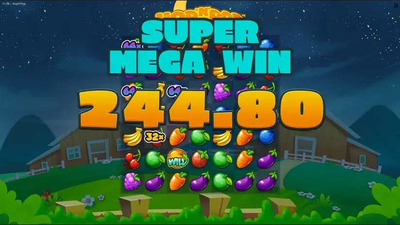 Hop N Pop slot screenshot 