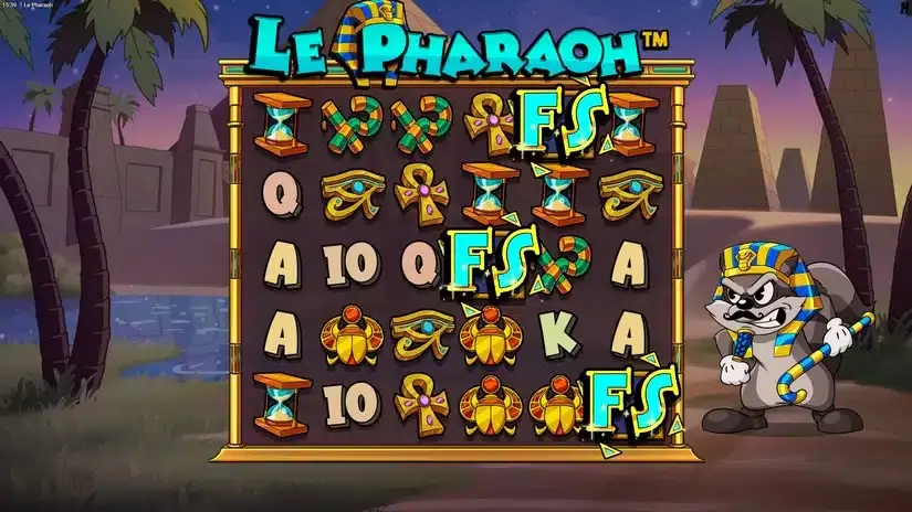Le Pharaoh slot screenshot 2