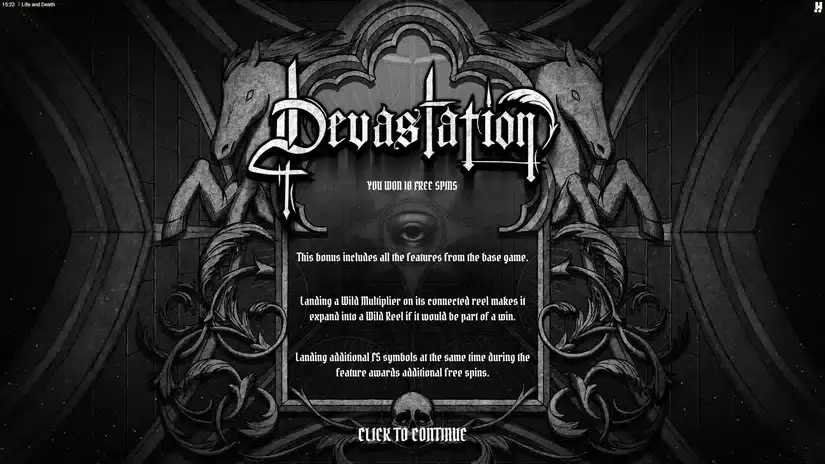 Life and Death slot screenshot 3