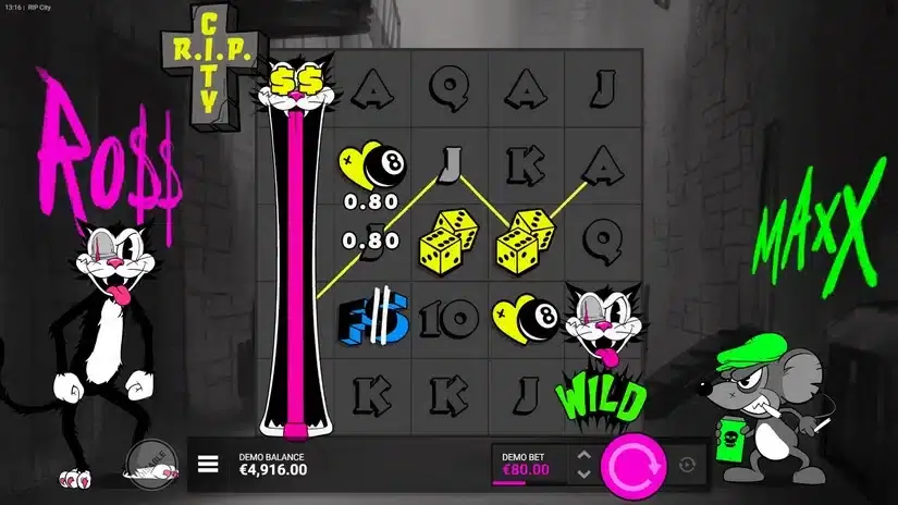RIP City slot screenshot 2