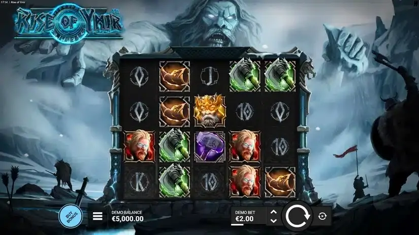 Rise of Ymir slot screenshot 