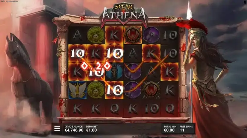 Spear of Athena slot screenshot 3
