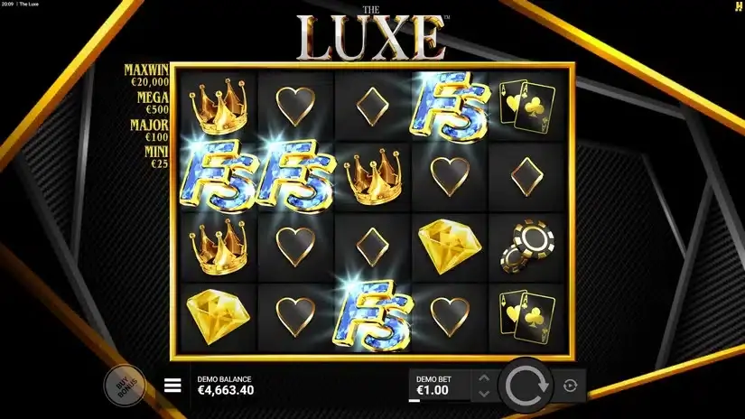 The Luxe slot screenshot 2