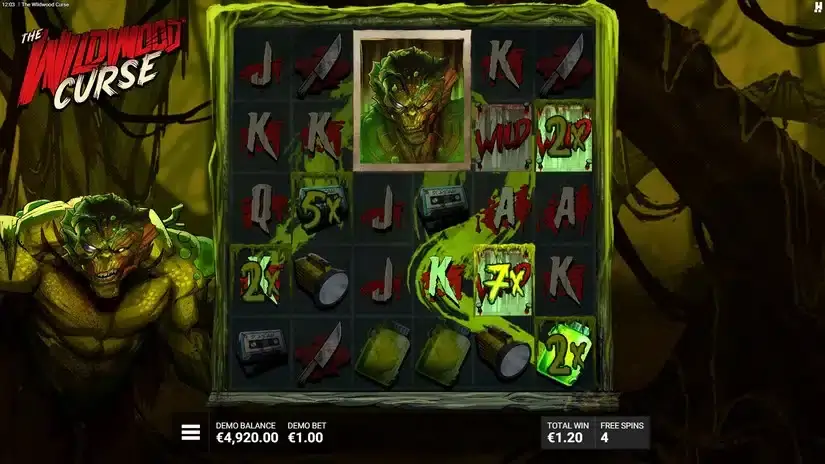 The Wildwood Curse slot screenshot 