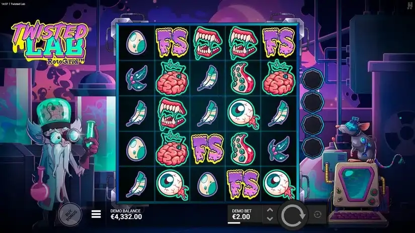 Twisted Lab RotoGrid slot screenshot 4