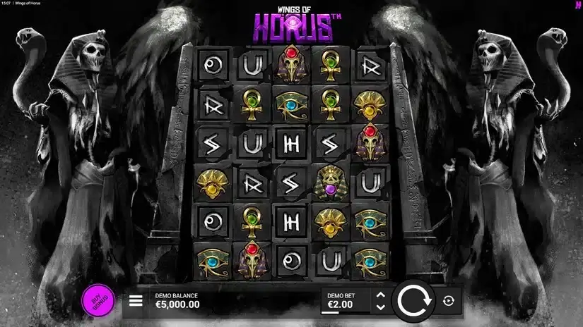 Wings of Horus slot screenshot 