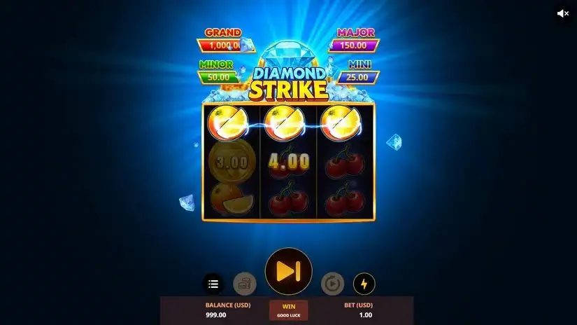 Diamond Strike slot screenshot 2