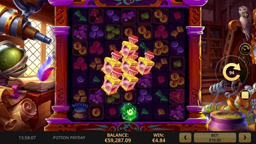 Potion Payday slot screenshot 4