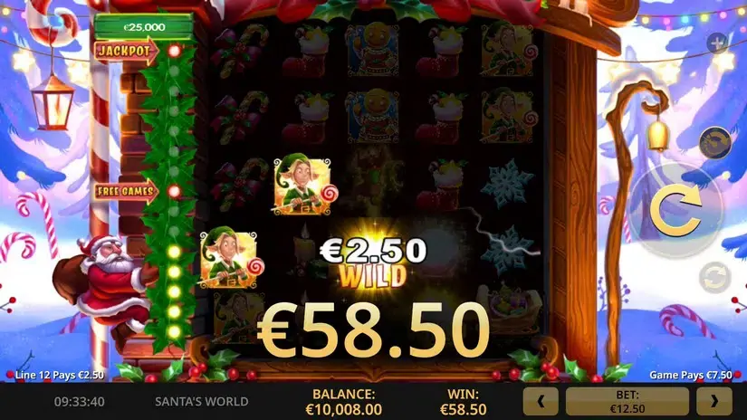 Santa’s World slot screenshot 4