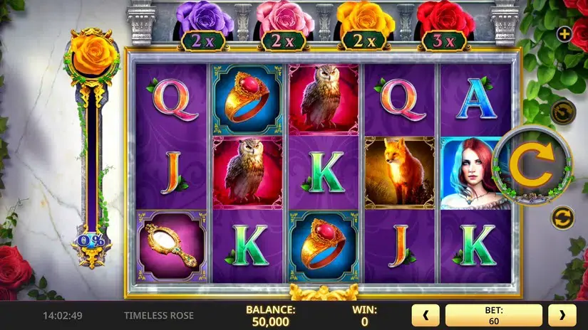 Timeless Rose slot screenshot 1