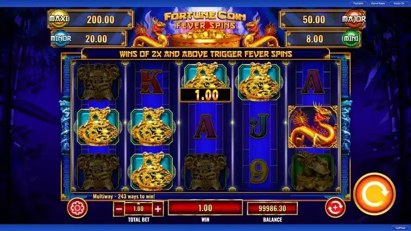 Fortune Coin Fever Spins slot screenshot 4