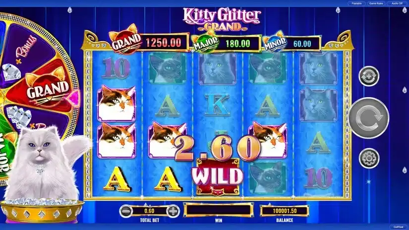 Kitty Glitter Grand slot screenshot 2