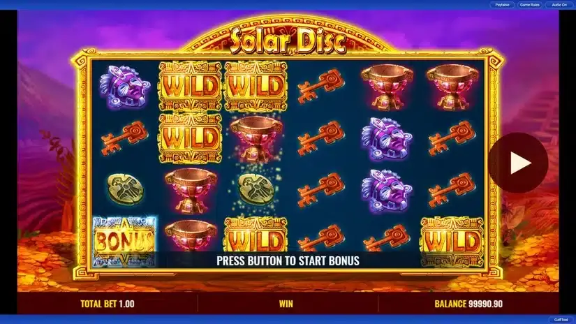 Solar Disc slot screenshot 