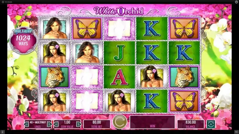 White Orchid slot screenshot 