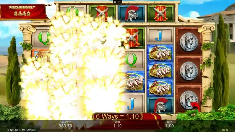 Centurion Megaways slot screenshot 3
