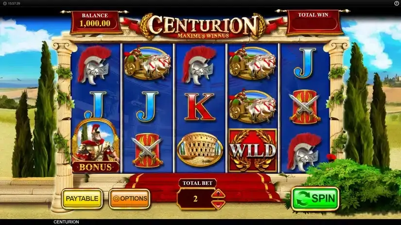 Centurion slot screenshot 1