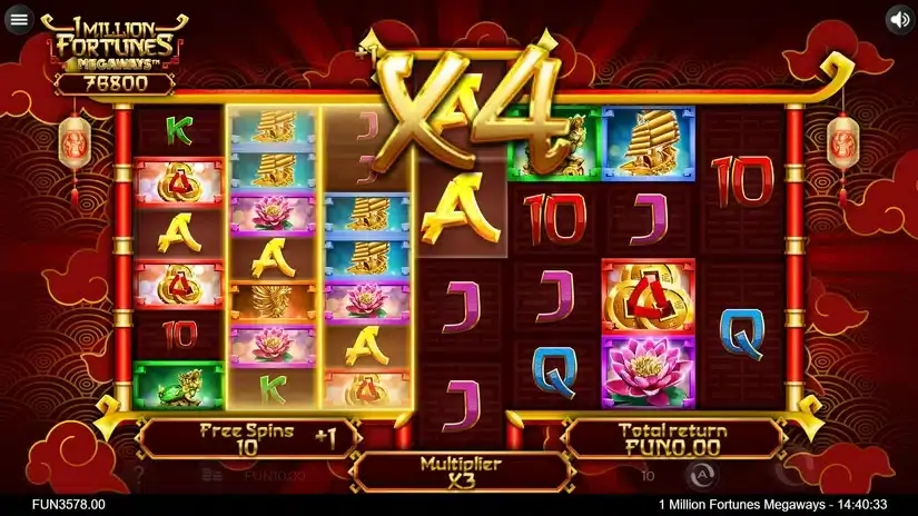 1 Million Fortunes Megaways slot screenshot 4