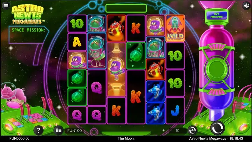Astro Newts Megaways slot screenshot 1