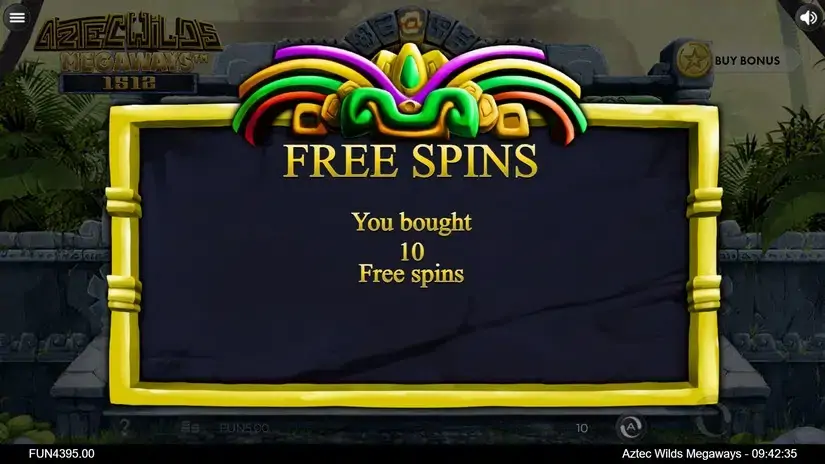 Aztec Wilds Megaways slot screenshot 2