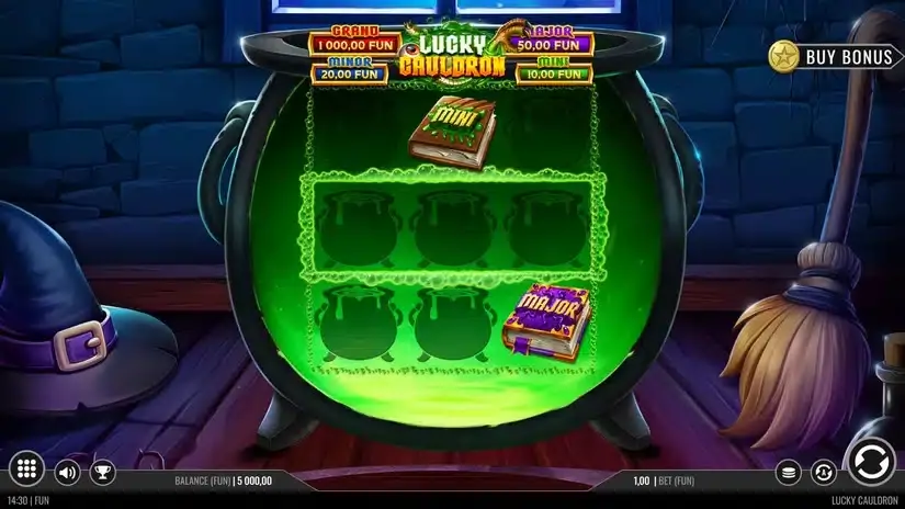Lucky Cauldron slot screenshot 1