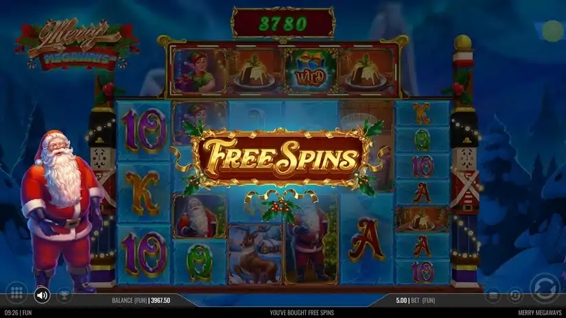 Merry Megaways slot screenshot 4