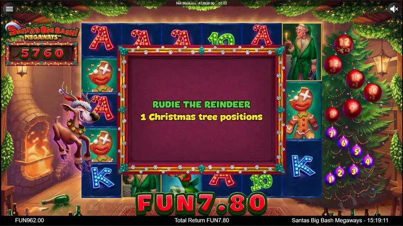 Santa’s Big Bash Megaways slot screenshot 3