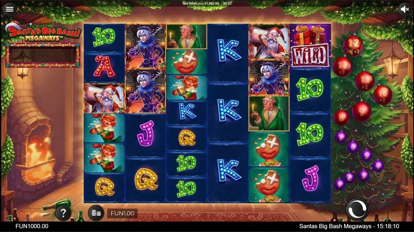 Santa’s Big Bash Megaways slot screenshot 4