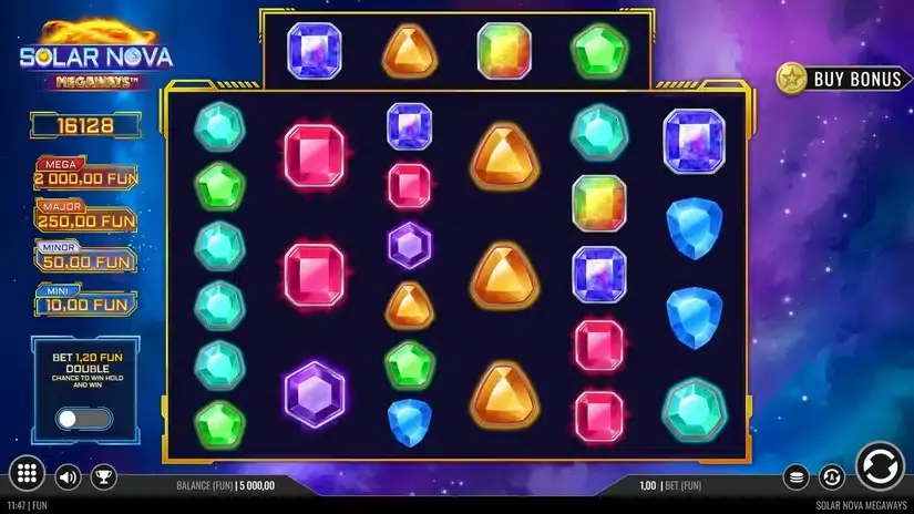 Solar Nova Megaways slot screenshot 1