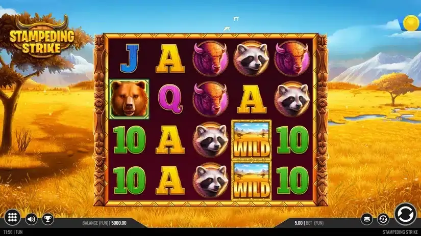 Stampeding Strike slot screenshot
