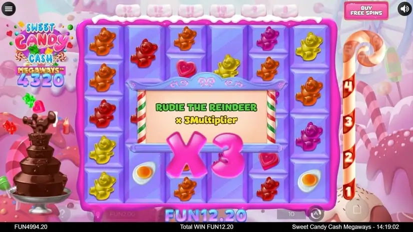 Sweet Candy Cash Megaways slot screenshot 3