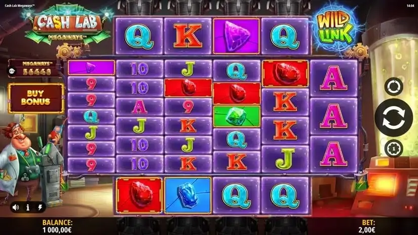 Cash Lab Megaways slot screenshot 
