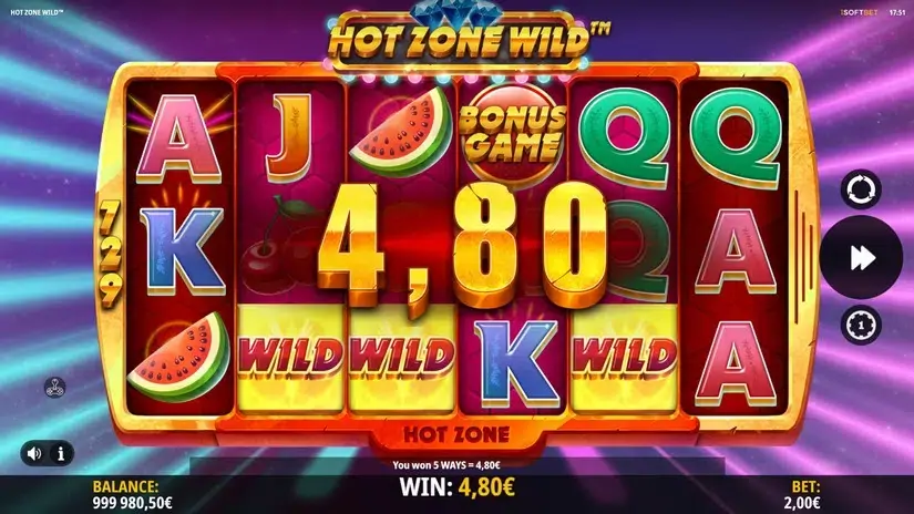 Hot Zone Wild slot screenshot 4