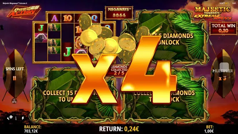 Majestic Megaways Extreme 4 slot screenshot 7