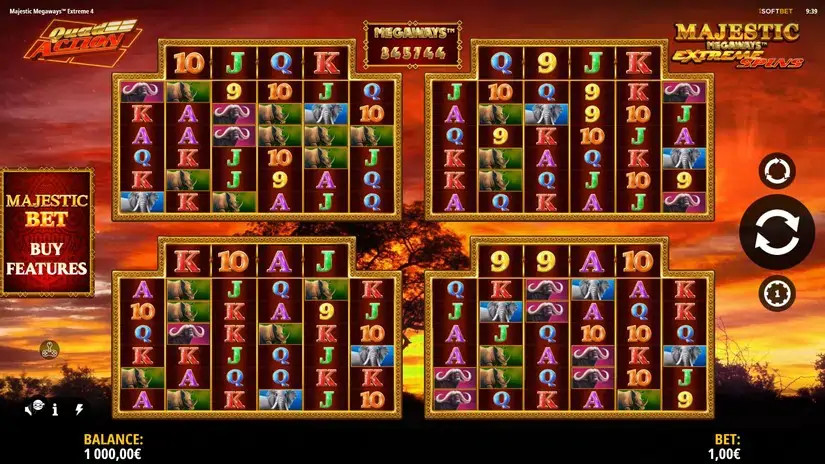 Majestic Megaways Extreme 4 slot screenshot 1