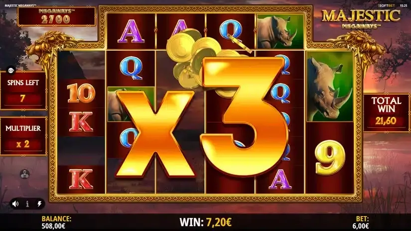 Majestic Megaways slot screenshot 5