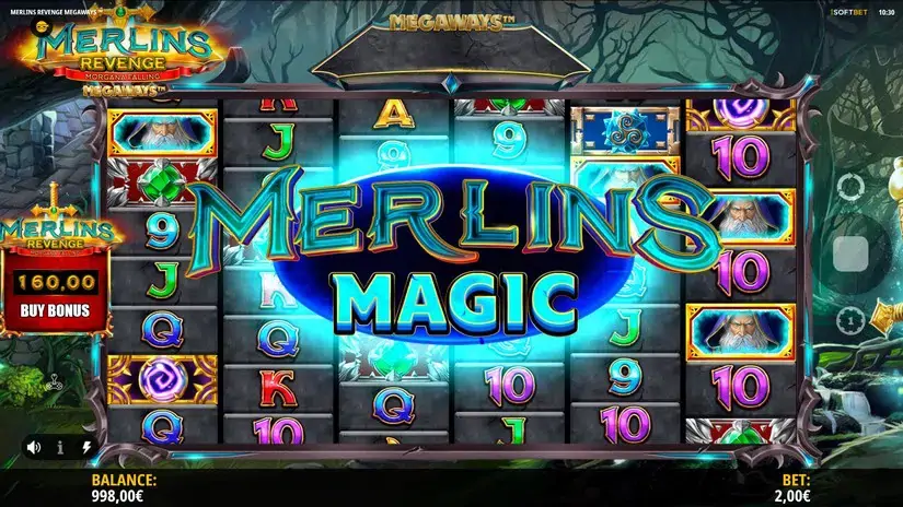 Merlin’s Revenge Megaways slot screenshot 2