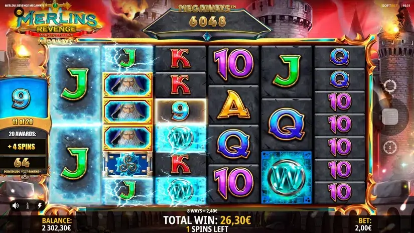 Merlin’s Revenge Megaways slot screenshot 7