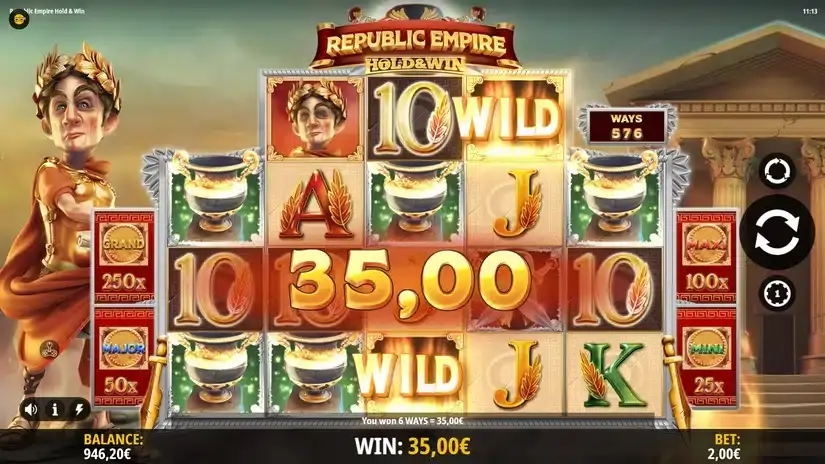 Republic Empire: Hold & Win slot screenshot 5