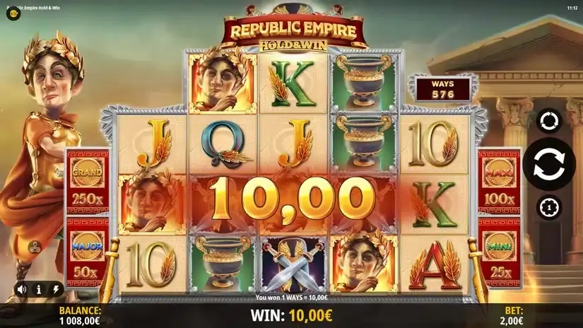 Republic Empire: Hold & Win slot screenshot 2