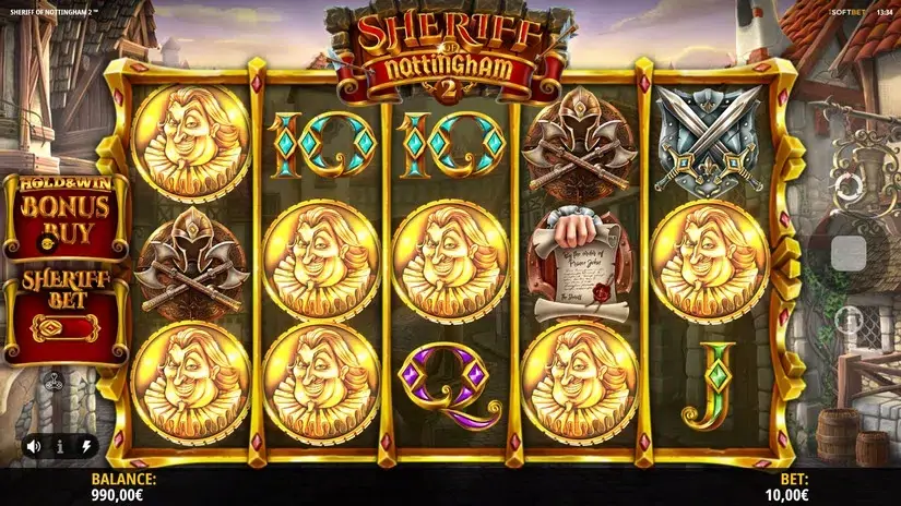 Sheriff of Nottingham 2 slot screenshot 4