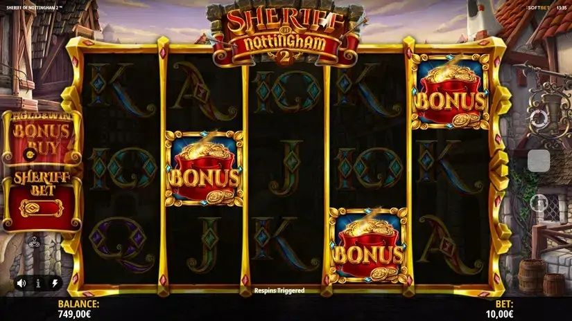 Sheriff of Nottingham 2 slot screenshot 7